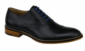 Johnston and Murphy Shoes - Conard Captoe Black 20-8681