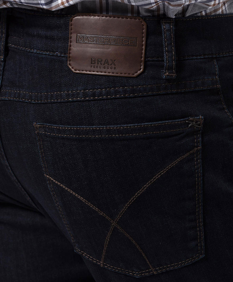 Brax Luxury Men's Casual Pants BNWT Cooper Denim, Dark Blue Jeans