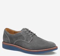 Johnston & Murphy - Upton Plain Toe - Grey Nubuck