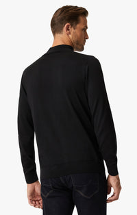 34 Heritage - Quarter Zip Sweater - Black