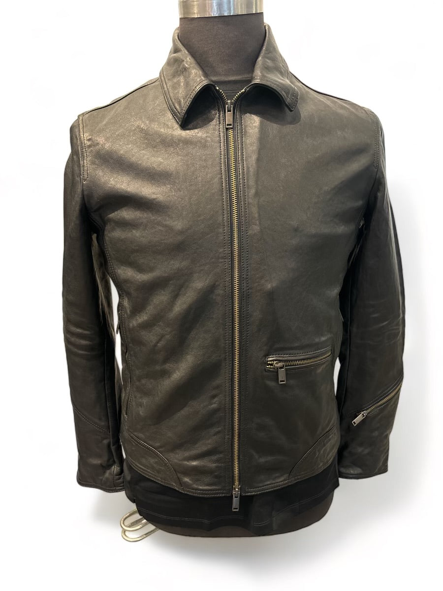 John Varvatos - Leather Jacket - Black