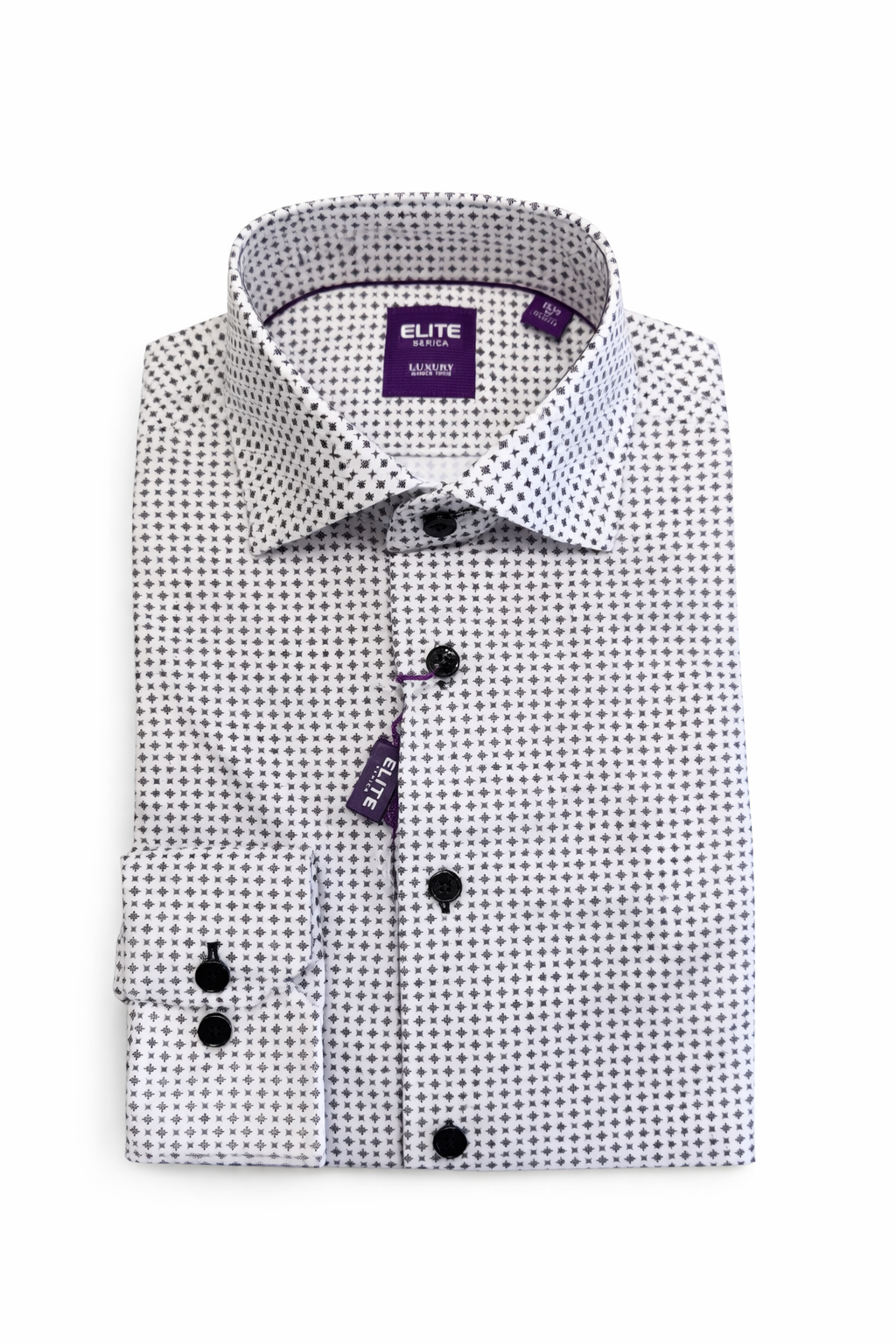 white christmas dresses Serica Classics Semi Tapered Dress Shirt Light Blue Stripe main image 1
