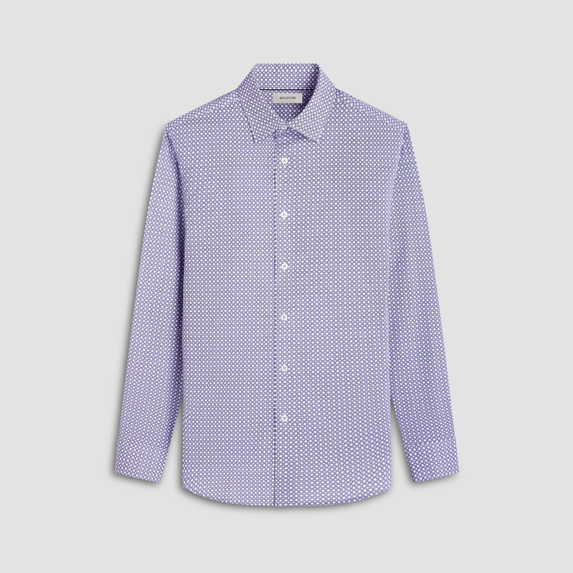 Bugatchi Men's Long Sleeve Dress Shirt – Jules Geometric