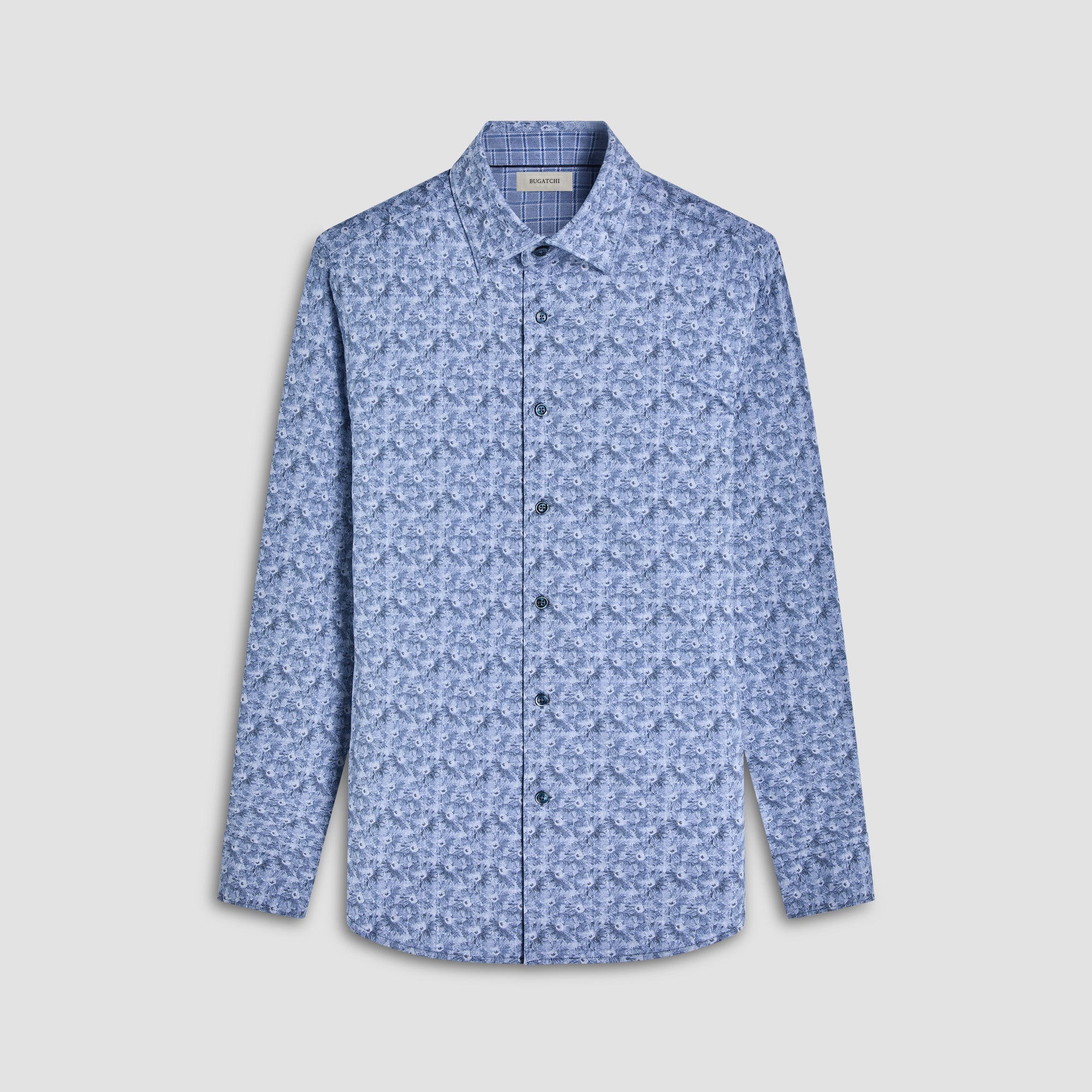 Bugatchi Men's Long Sleeve Dress Shirt – Jimmy Double-Sided