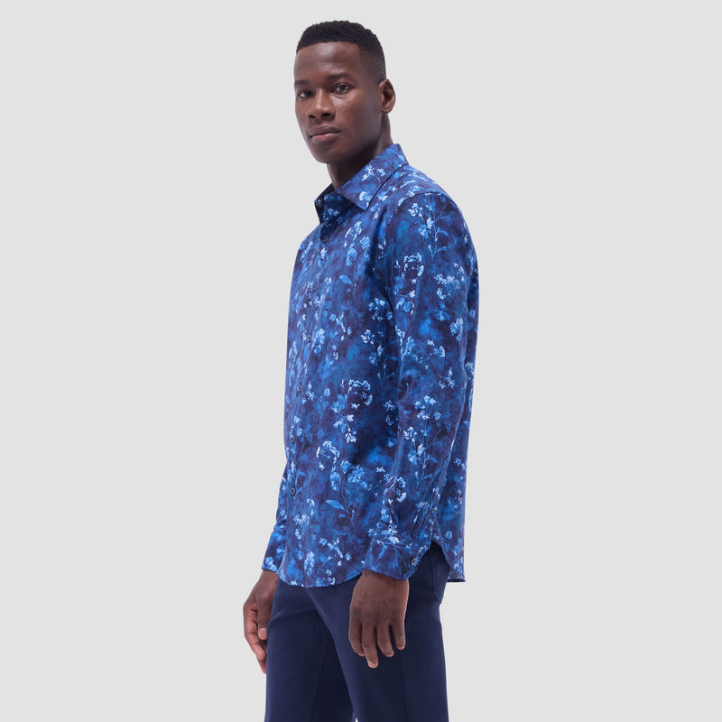 Bugatchi Men's Long Sleeve Dress Shirt Julian Floral Ed's Fine Imports Bugatchi Men's Long Sleeve Dress Shirt Julian Floral Ed's Fine Imports