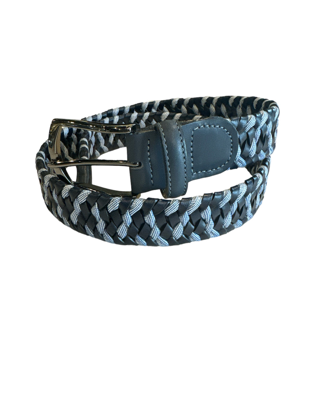 Bench Craft - Braided Belt - 6229-9 Navy