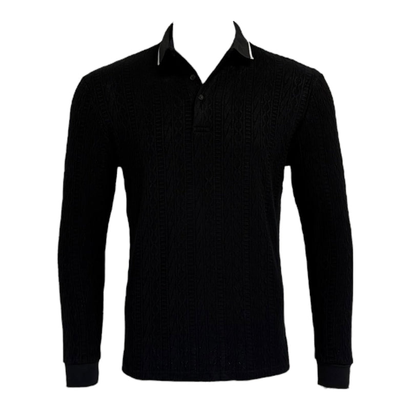 Sugar - Polo Long Sleeve - Jet - Black