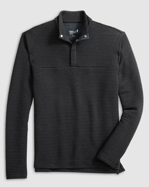 Johnnie - O - Benjy 1/4 Snap Pullover -  Heather Black