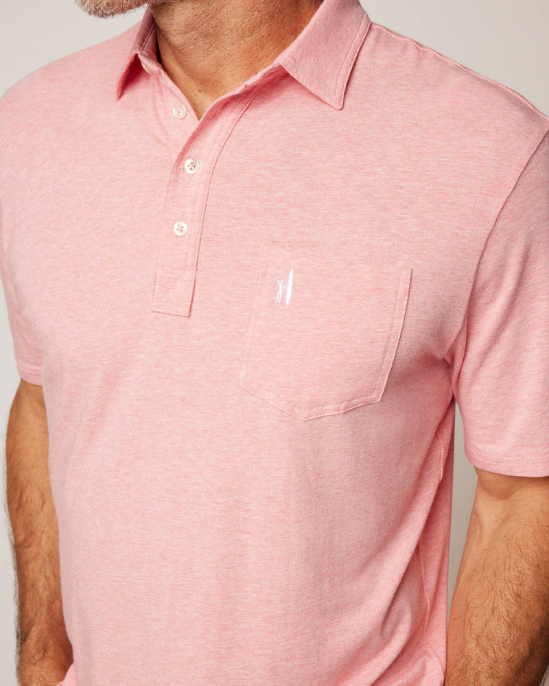 Johnnie-O - The Heathered Original Polo 2.0 - Pomegranate