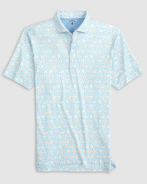 Johnnie-O - Briley Printed Top Shelf Performance Polo - Maliblu