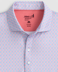 Johnnie-O - Ennis Printed Jersey Performance Polo -Lake