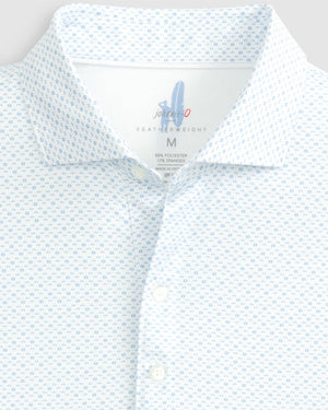 Johnnie-O - Kelso Printed Featherweight Performance Polo - Maliblu