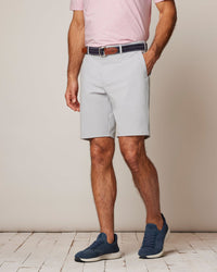 Johnnie-O - Mulligan Performance Woven Shorts - Light Grey