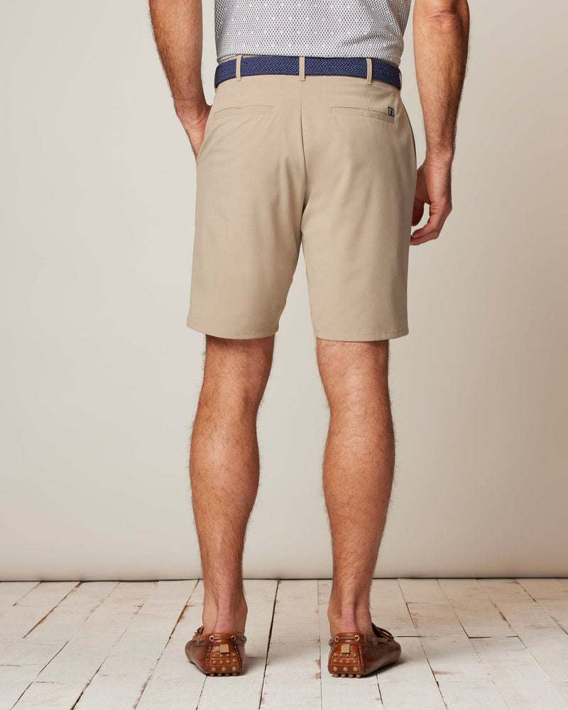 Johnnie-O - Mulligan Performance Woven Shorts - Light Khaki