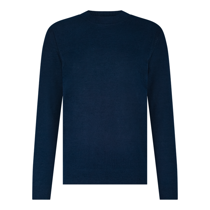 Blue Industry - Sweater - Mock Neck - Blue