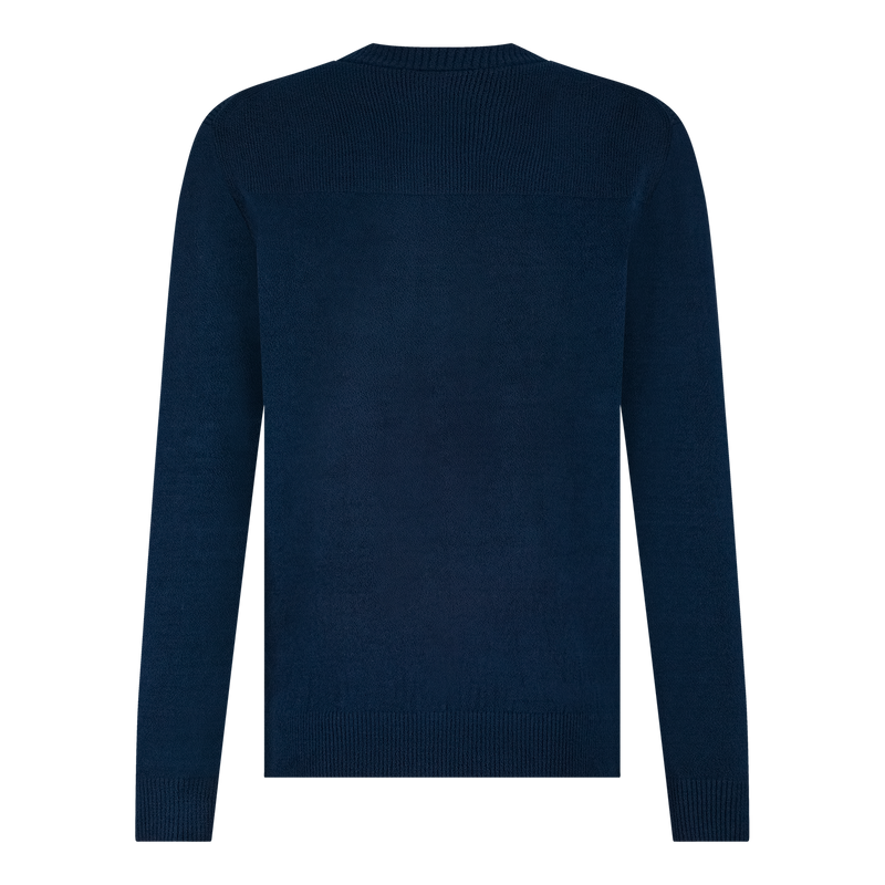 Blue Industry - Sweater - Mock Neck - Blue