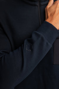 Blue Industry - Sweater - Half-Zip - Navy