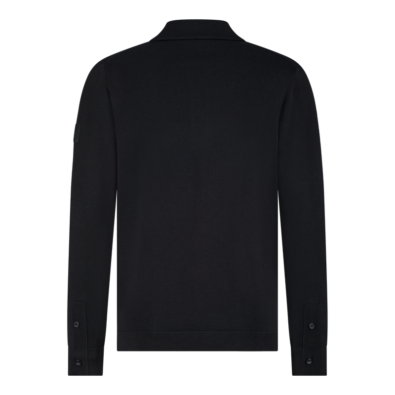 Blue Industry - Sweater - Hayes Polo - Black