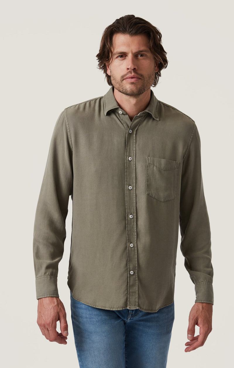 34 Heritage - Tencel Shirt -  Pastel Olive