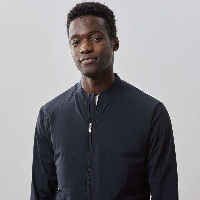 Robert Barakett - LIGHTWEIGHT FULL ZIP JACKET IN NAVY