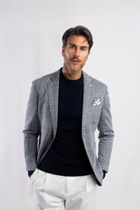 Blue Industry - Blazer - Grey/Blue Check
