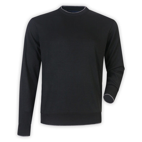 Sugar - Long Sleeve Crew Neck - Black