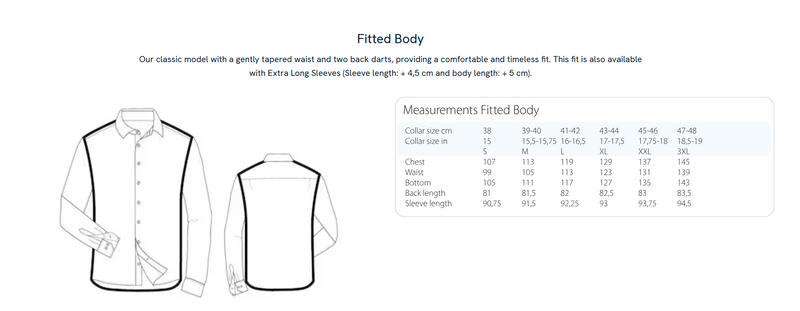 Stenstroms - Fitted Body 603771 1467 200 Ecru French Cuff