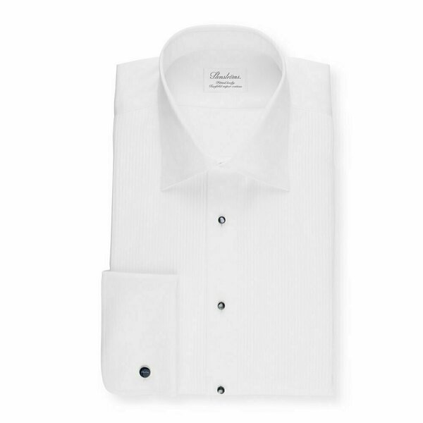 Stenstroms - Fitted Body/Regular Fit 636561 1032 000 White Tuxedo