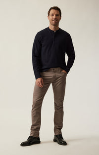 34 Heritage -  Long Sleeve Henley In Navy