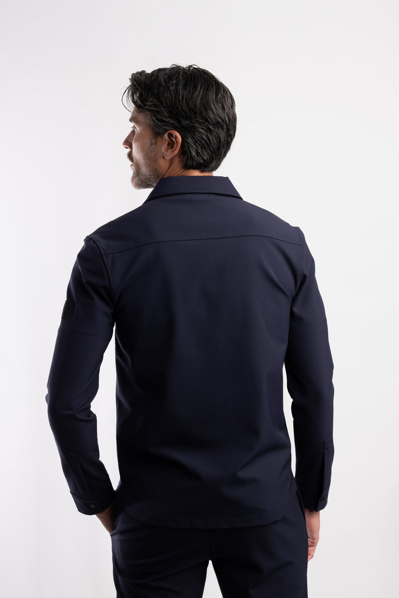 Blue Industry - Sweater - The Travel Overshirt - Navy