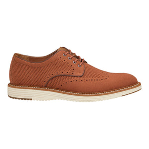 Johnston & Murphy - Upton Knit Wingtip - Cinnamon