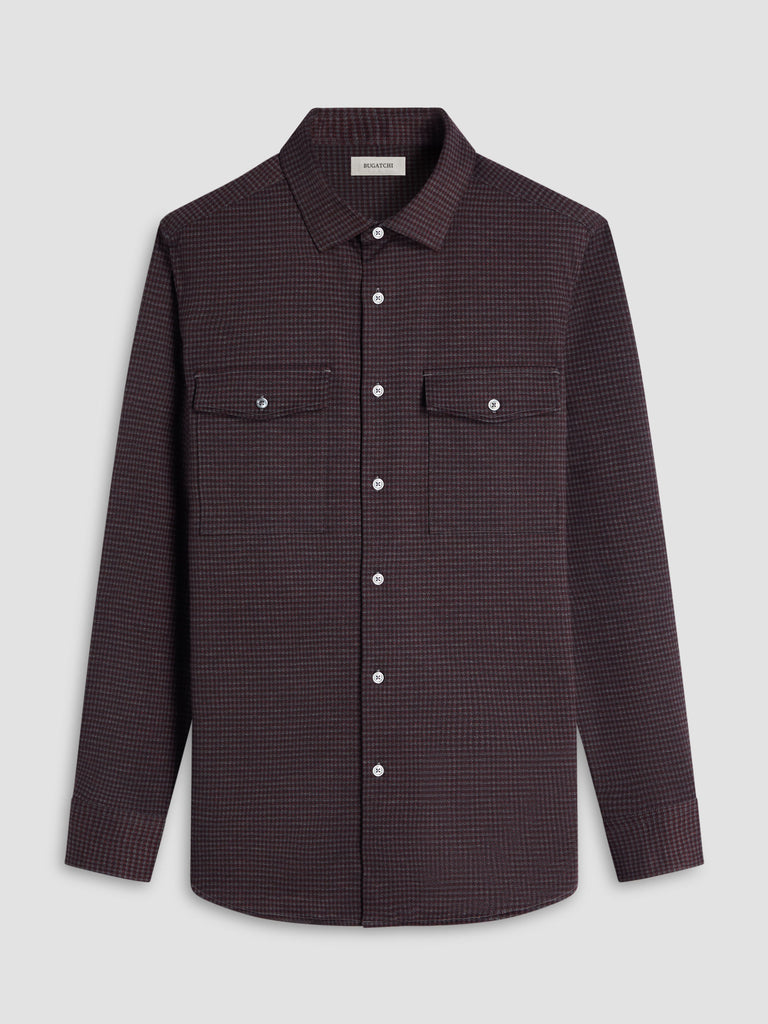 Bugatchi - Button Up Jacket - Bordeaux