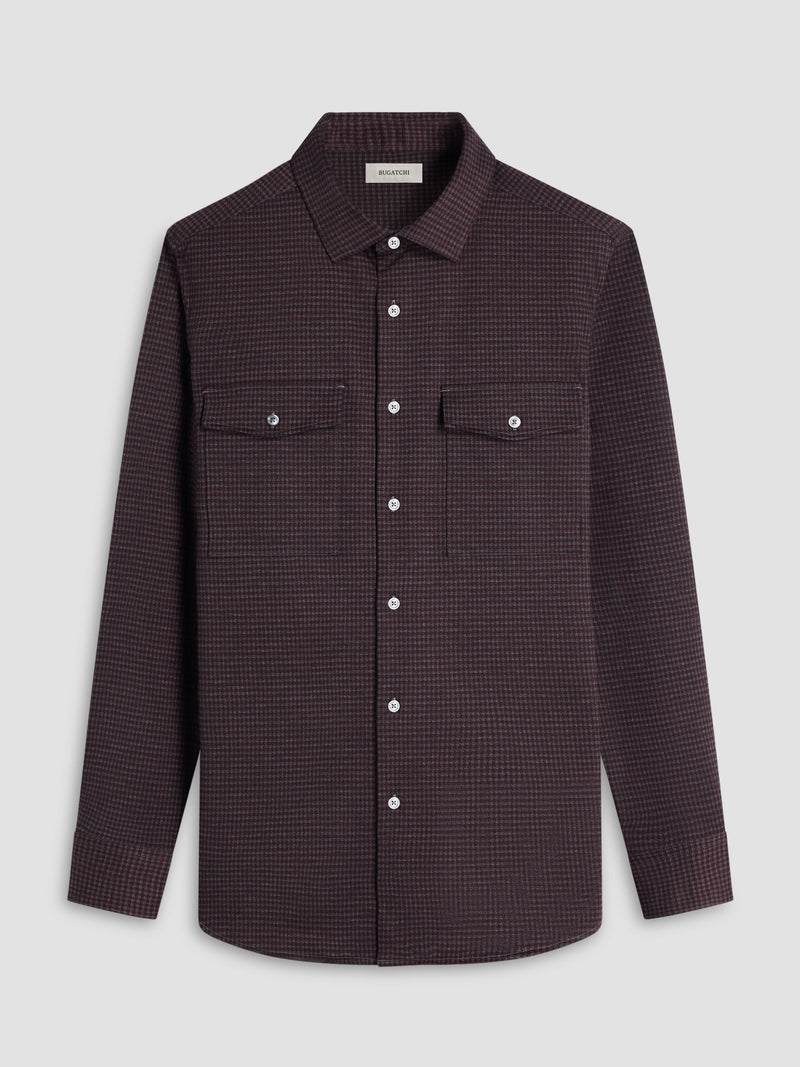 Bugatchi - Button Up Jacket - Bordeaux