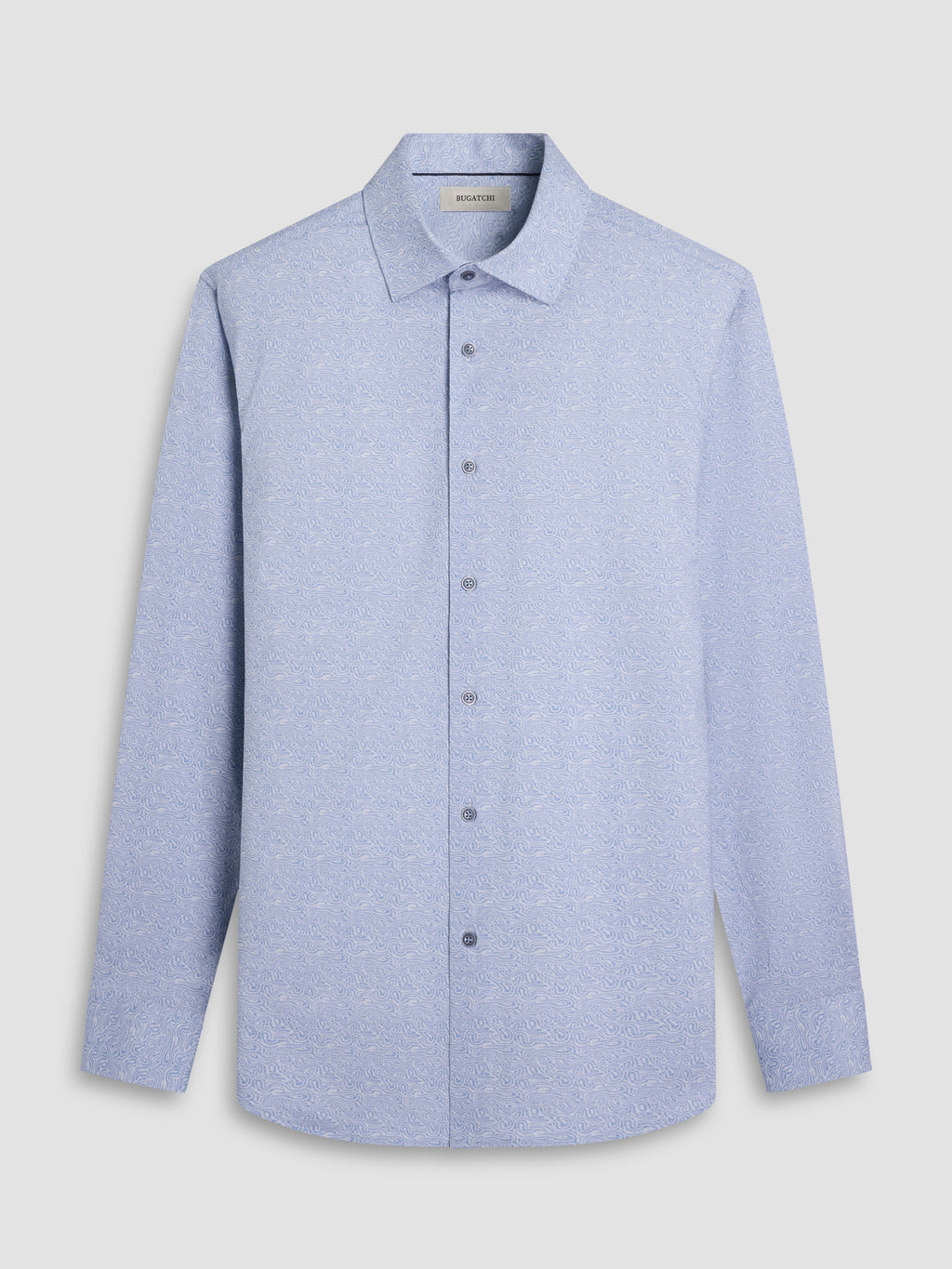 Bugatchi -OOOHCOTTON JAMES LS SHIRT - Air Blue