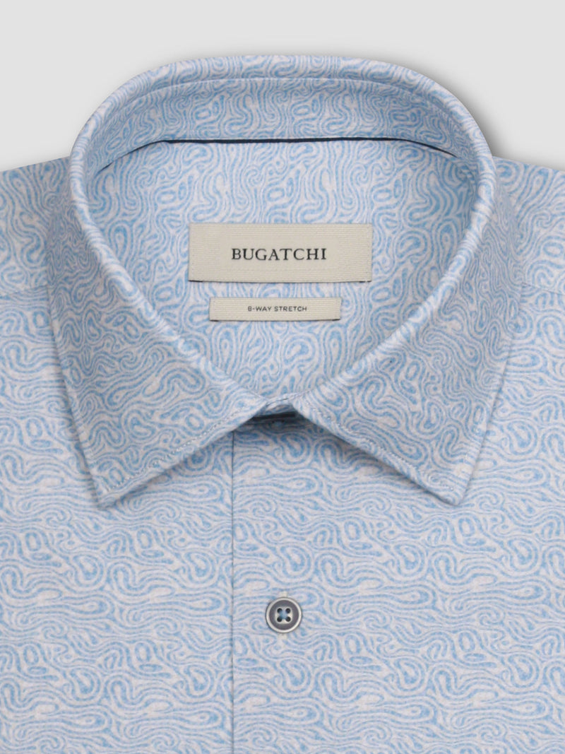 Bugatchi -OOOHCOTTON JAMES LS SHIRT - Air Blue