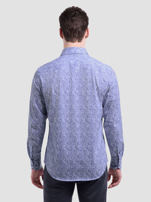 Bugatchi -OOOHCOTTON JAMES LS SHIRT - Steel