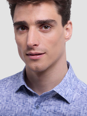 Bugatchi -OOOHCOTTON JAMES LS SHIRT - Steel