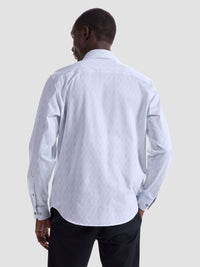 Bugatchi -OOOHCOTTON JAMES LS SHIRT - Platinum