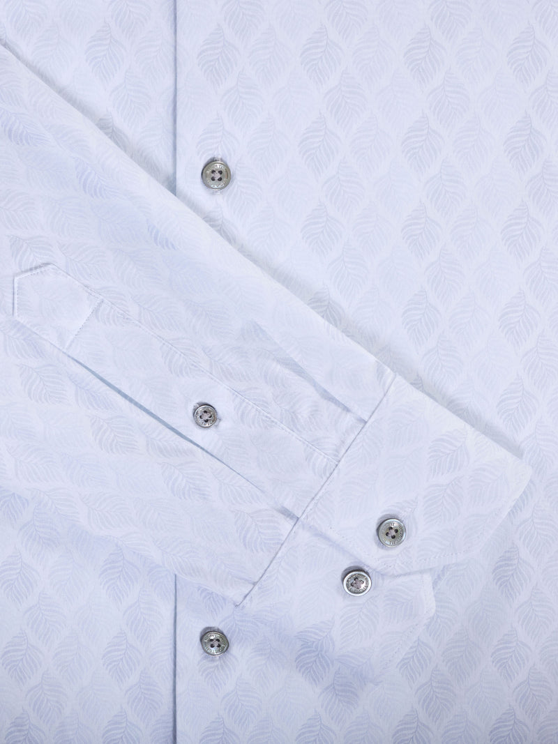 Bugatchi -OOOHCOTTON JAMES LS SHIRT - Platinum