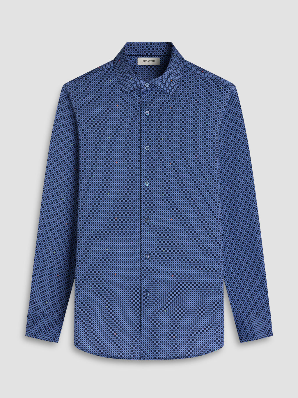 Bugatchi -OOOHCOTTON JAMES LS SHIRT - Cobalt