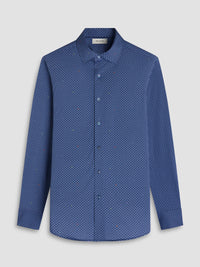 Bugatchi -OOOHCOTTON JAMES LS SHIRT - Cobalt