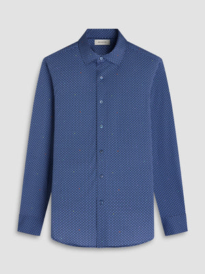 Bugatchi -OOOHCOTTON JAMES LS SHIRT - Cobalt