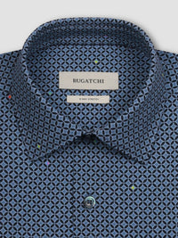 Bugatchi -OOOHCOTTON JAMES LS SHIRT - Cobalt