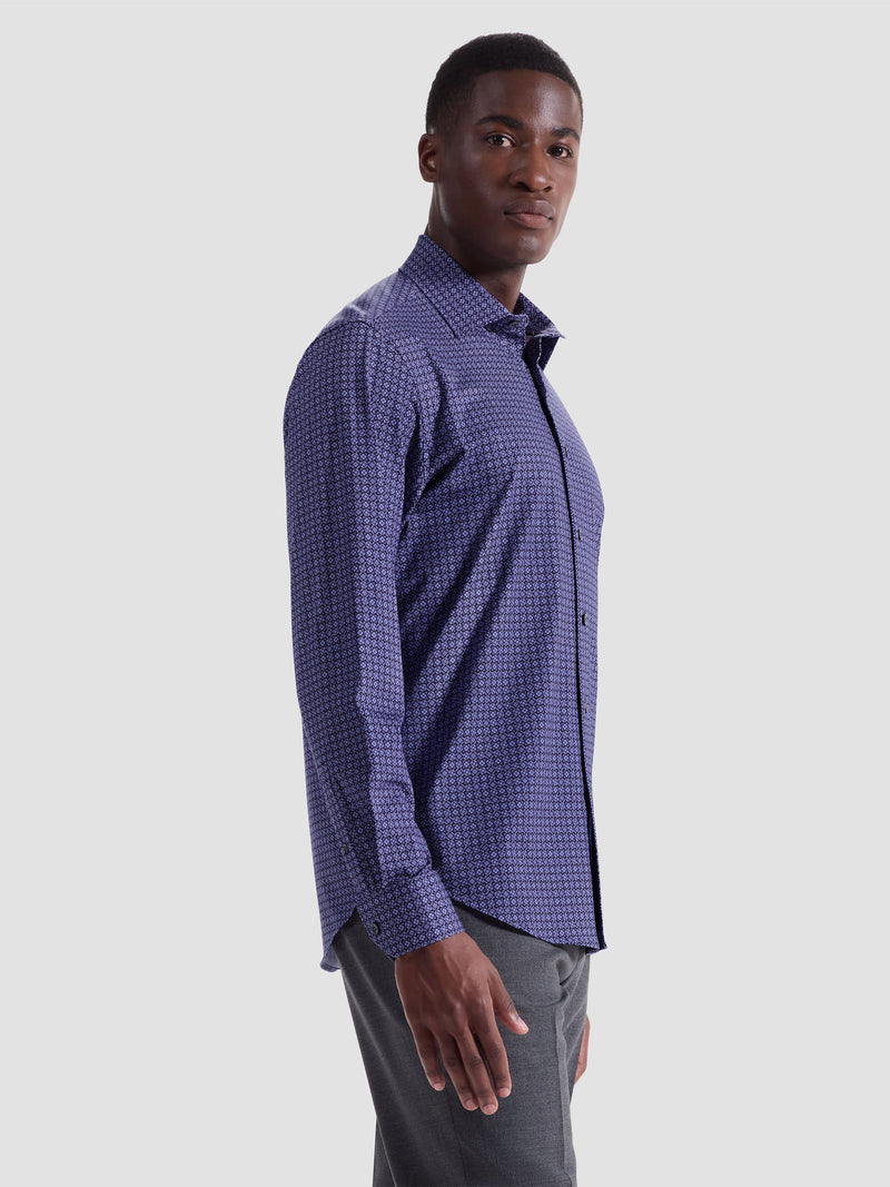 Bugatchi -OOOHCOTTON JAMES LS SHIRT - Amethyst