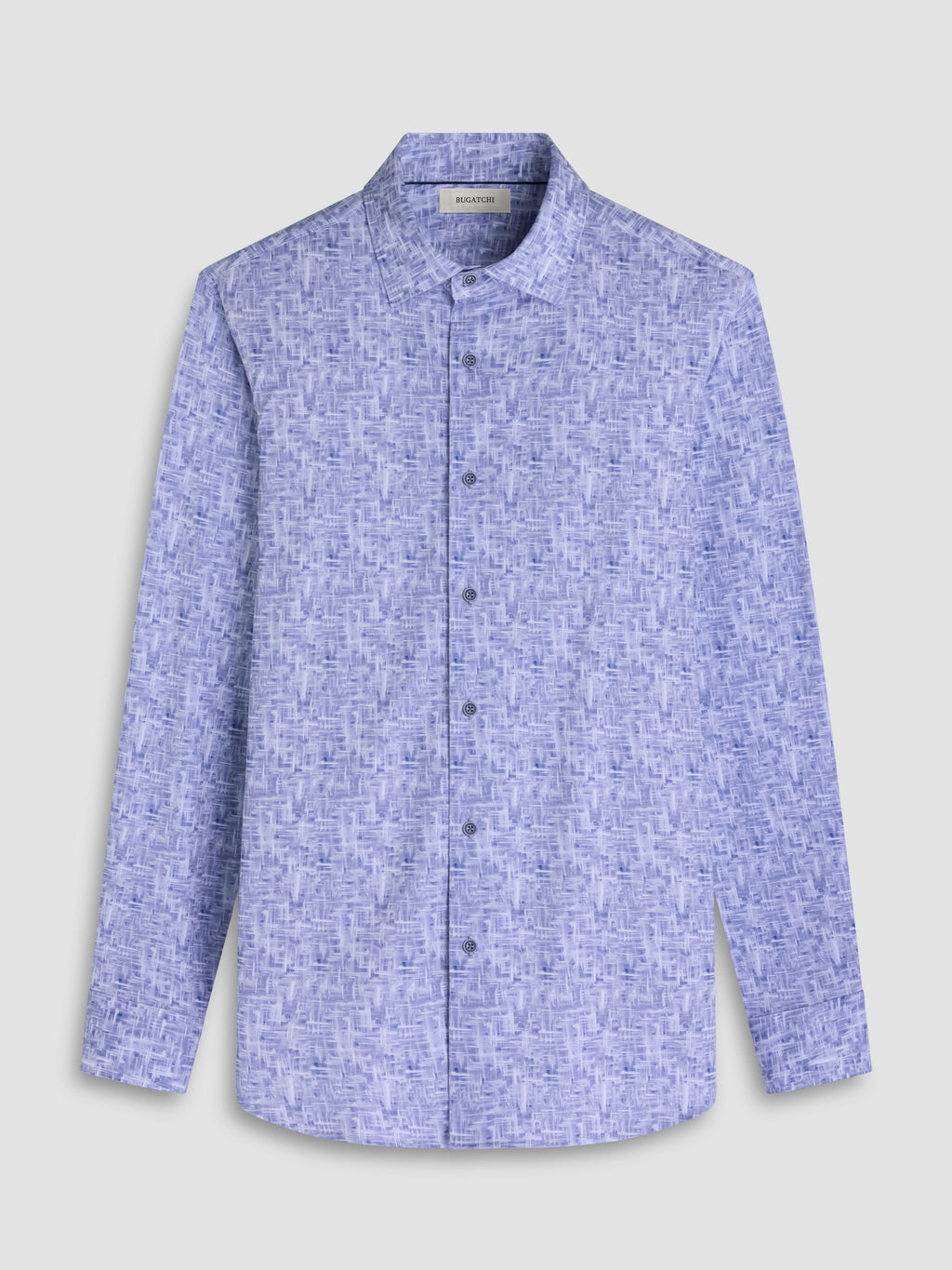 Bugatchi -OOOHCOTTON JAMES LS SHIRT - Steel
