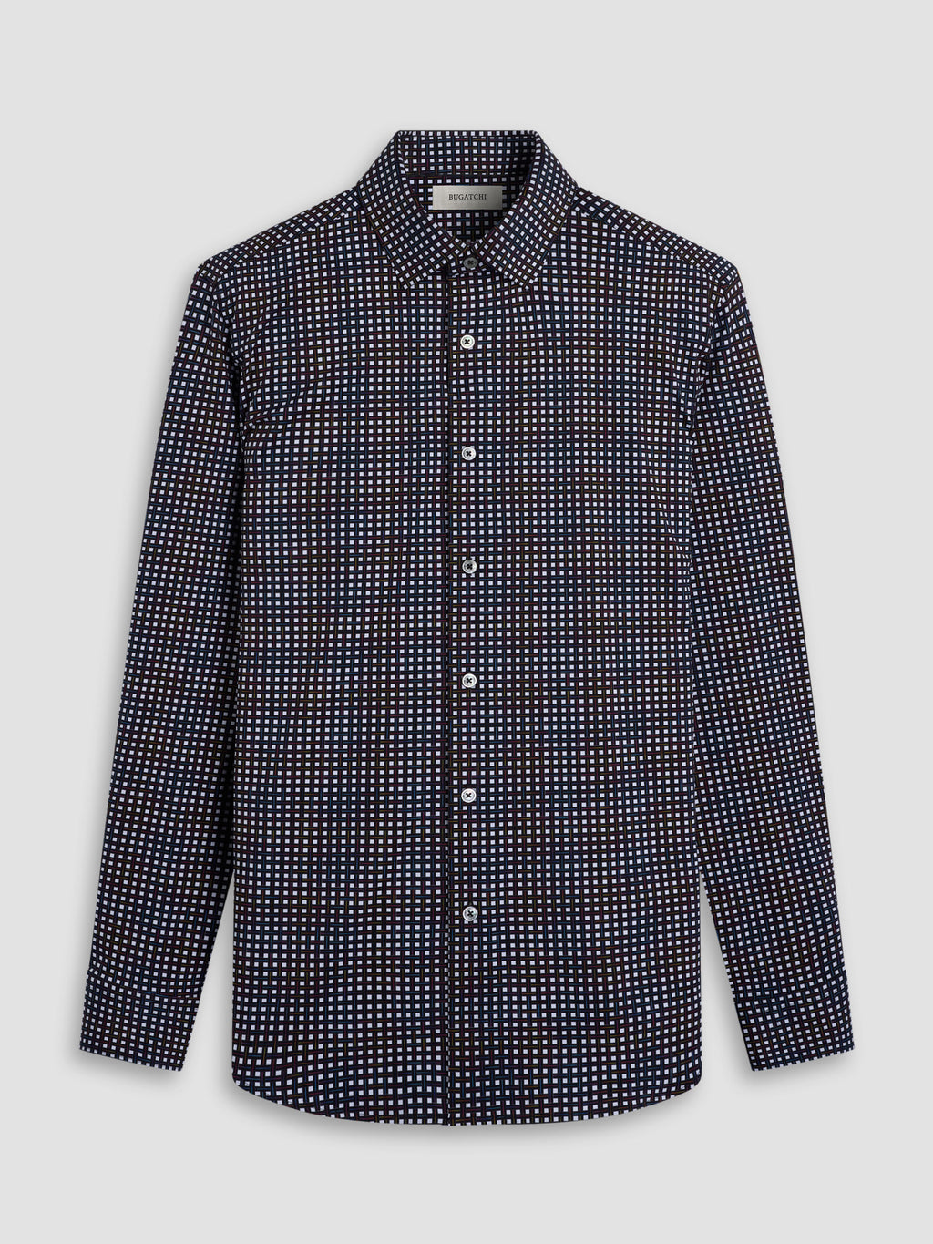 Bugatchi -OOOHCOTTON JAMES LS SHIRT - Berry