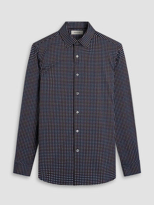 Bugatchi -OOOHCOTTON JAMES LS SHIRT - Berry