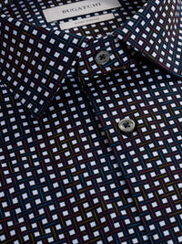 Bugatchi -OOOHCOTTON JAMES LS SHIRT - Berry