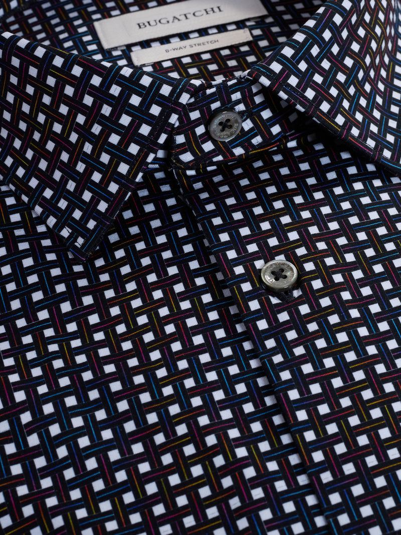 Bugatchi -OOOHCOTTON JAMES LS SHIRT - Berry
