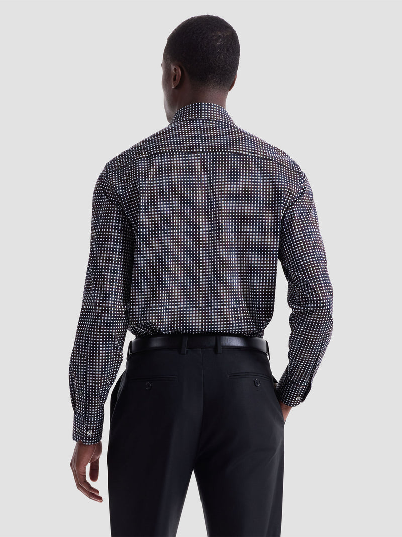 Bugatchi -OOOHCOTTON JAMES LS SHIRT - Berry